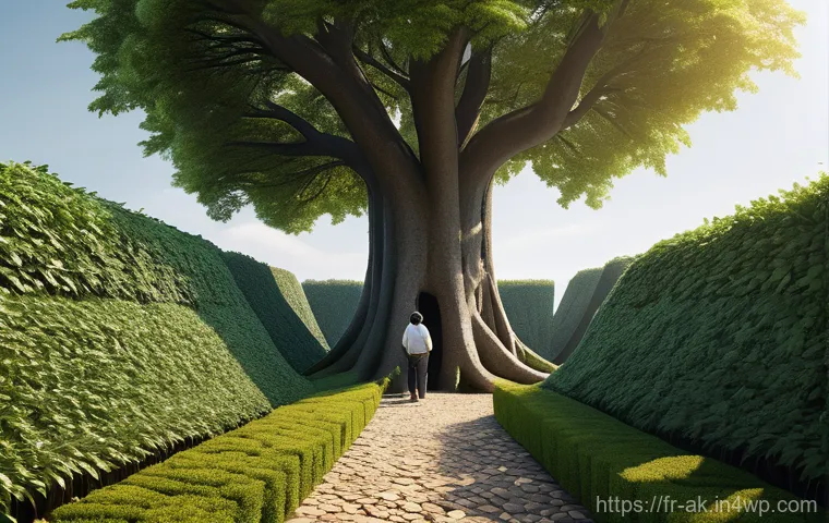 단기 투자 vs 장기 투자 비교 - The Garden of Long-Term Growth**
Imagine a serene, vibrant garden under a clear sky, symbolizing lo...
